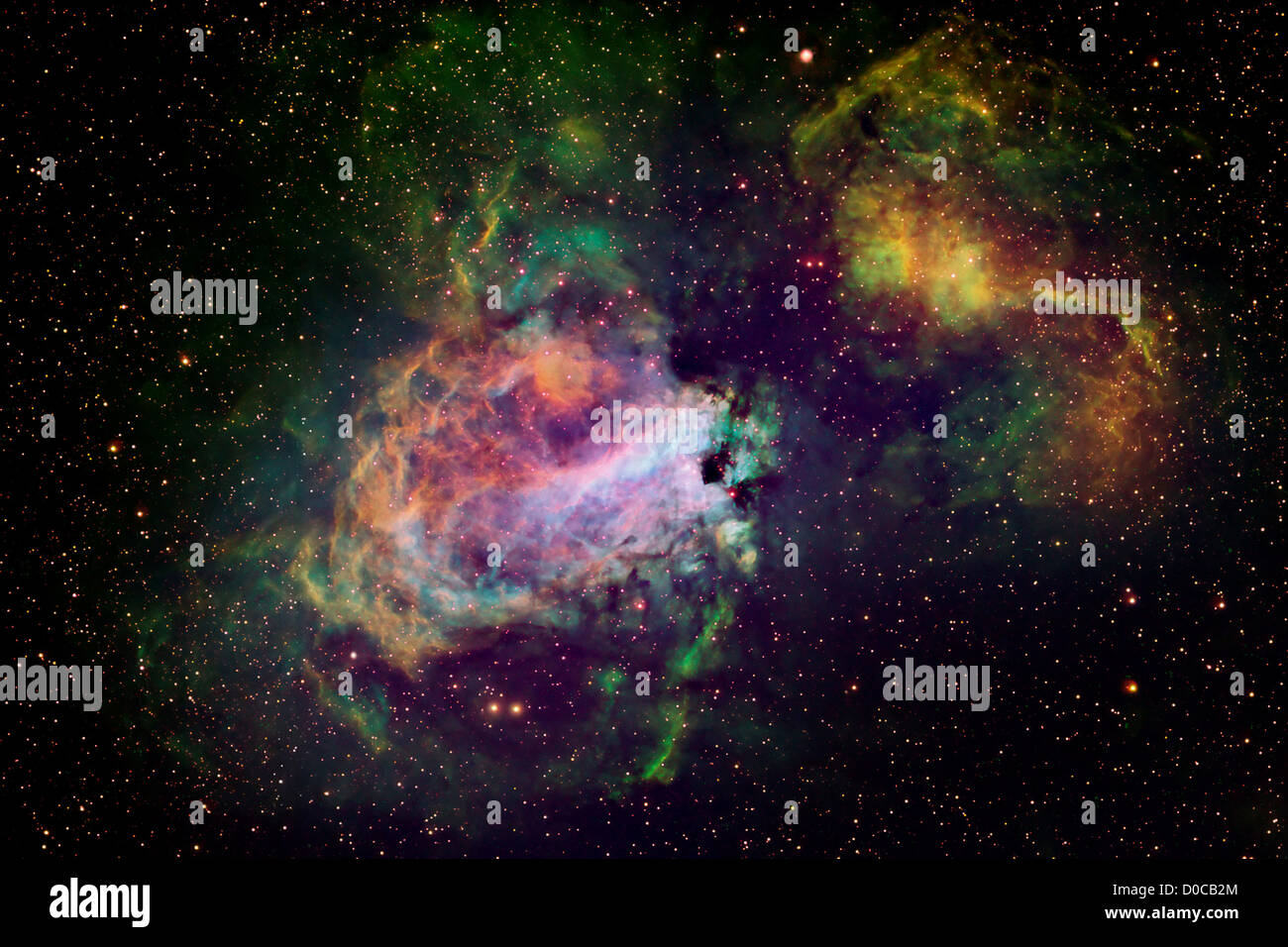 Nebulosa Omega Foto Stock