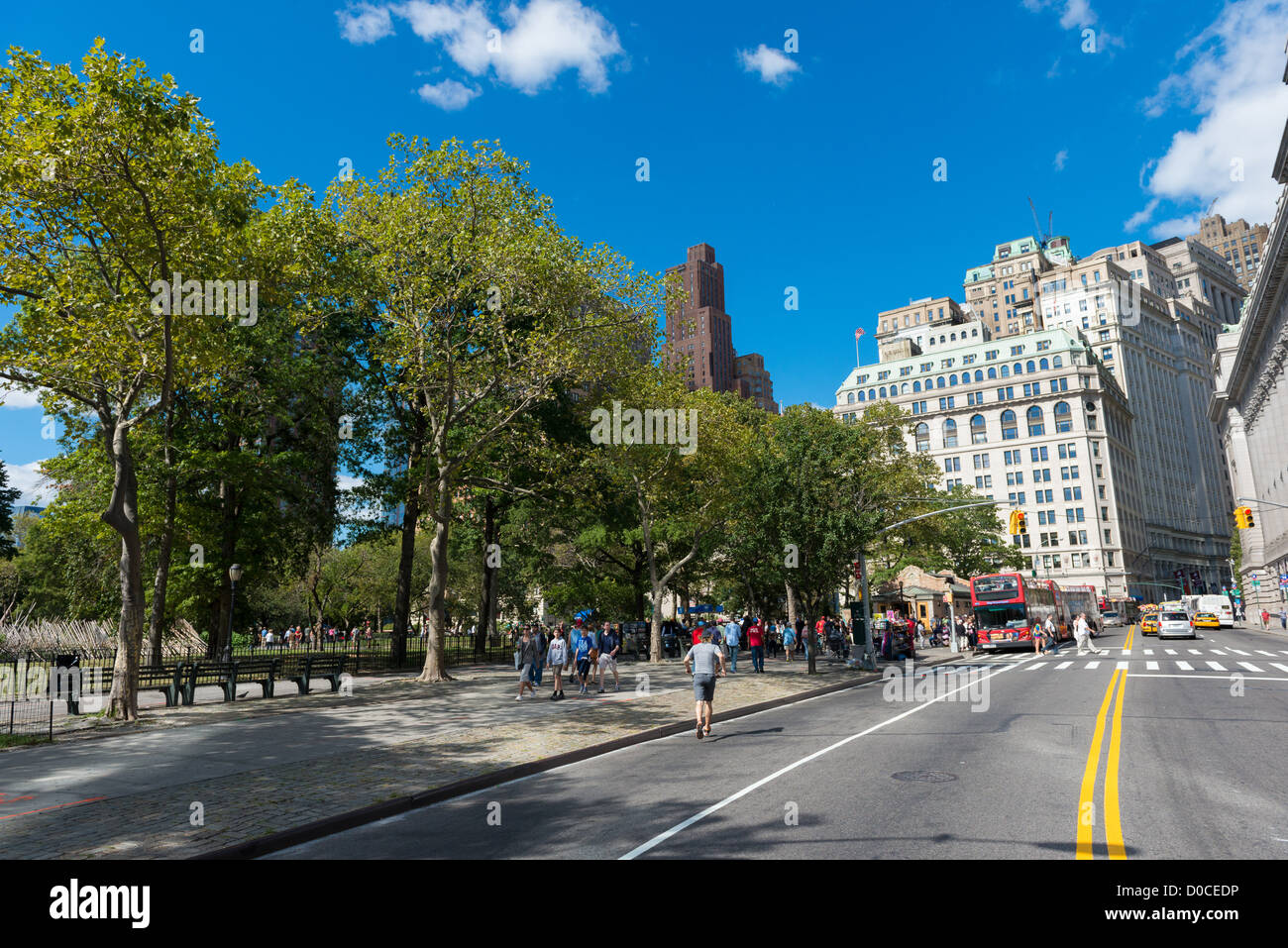 Battery Park, New York Foto Stock
