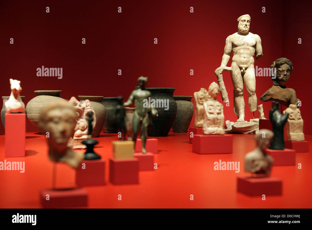 Collezione Permanente (Archeologia e preistoria) Museo della Bretagna RENNES ILLE-ET-VILAINE (35) FRANCIA Foto Stock