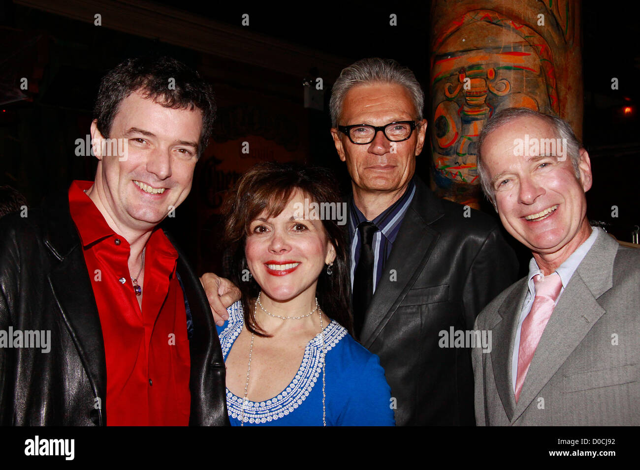 Frank Blocker, Rita Rehn, Preston Ridge e John-Charles Kelly apertura notturna dopo essere partito per la Off-Broadway produzione di Foto Stock
