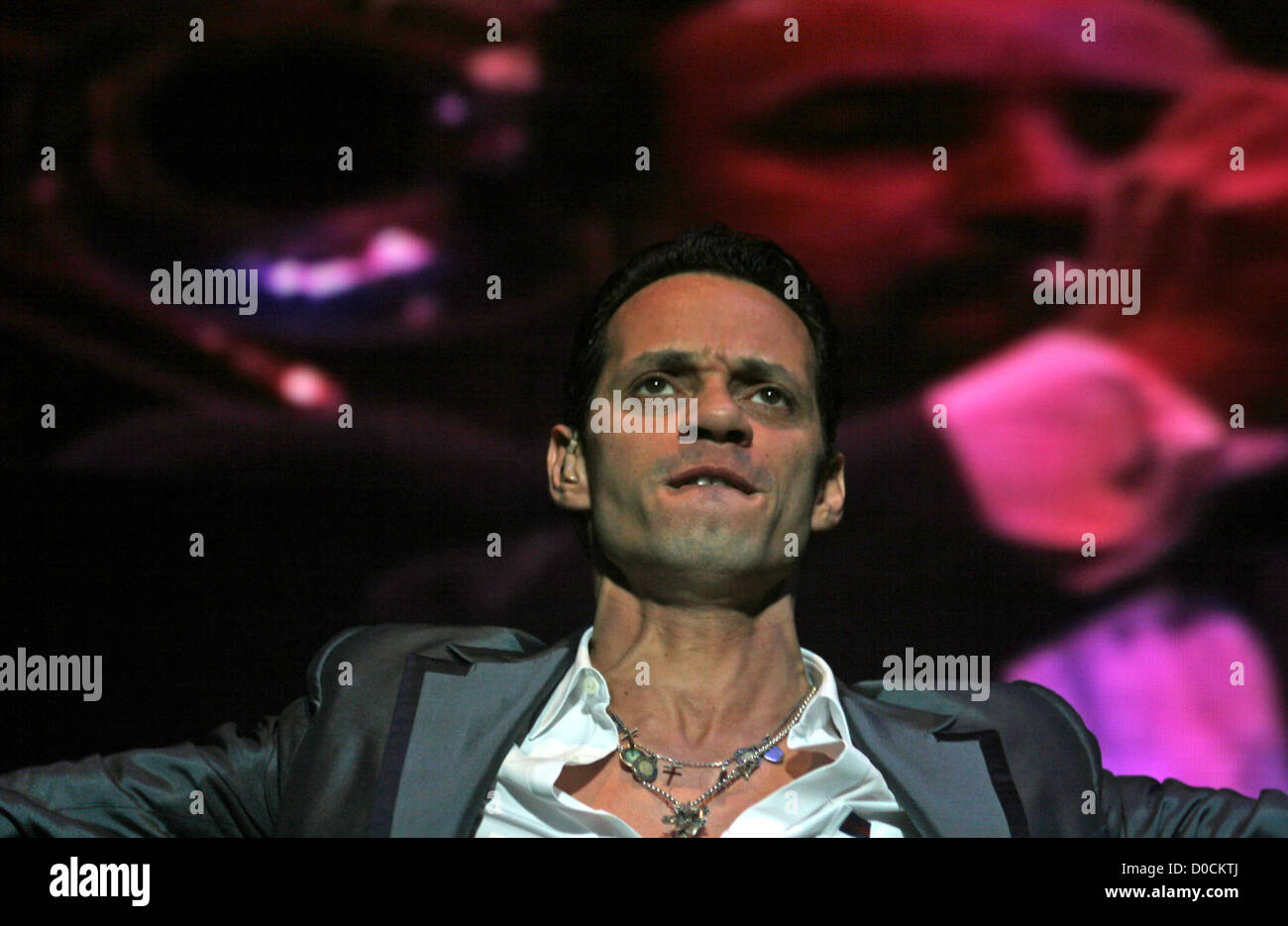 Marc Anthony esegue a José Miguel Agrelot Coliseum come parte del suo Tour Iconos Puerto Rico - 16.10.10 Foto Stock