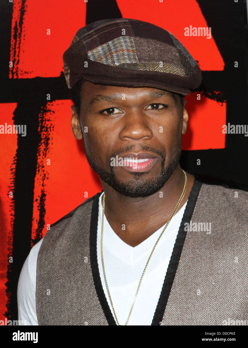 Curtis Jackson aka cento speciale proiezione di Summit Entertainment 'RED' tenuto presso il Grauman's Chinese Theatre di Los Angeles, Foto Stock