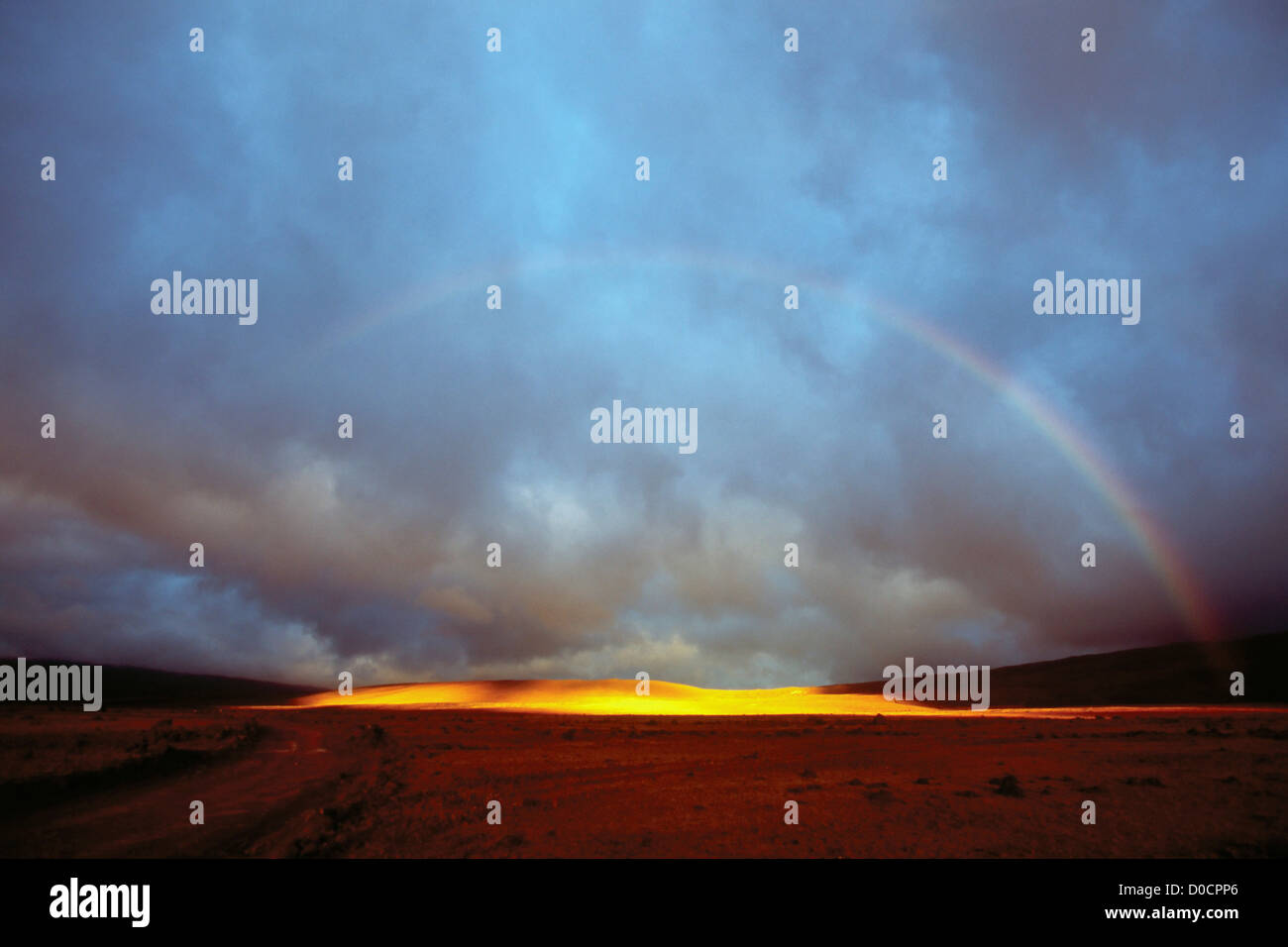 Alta Altitudine Rainbow Foto Stock