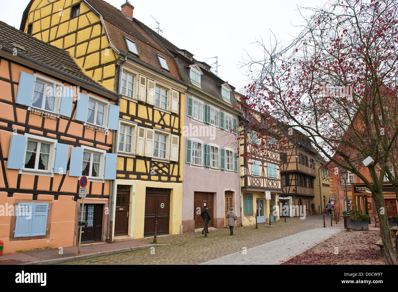 Francia, Alsazia, Colmar, Petite Venezia Foto Stock
