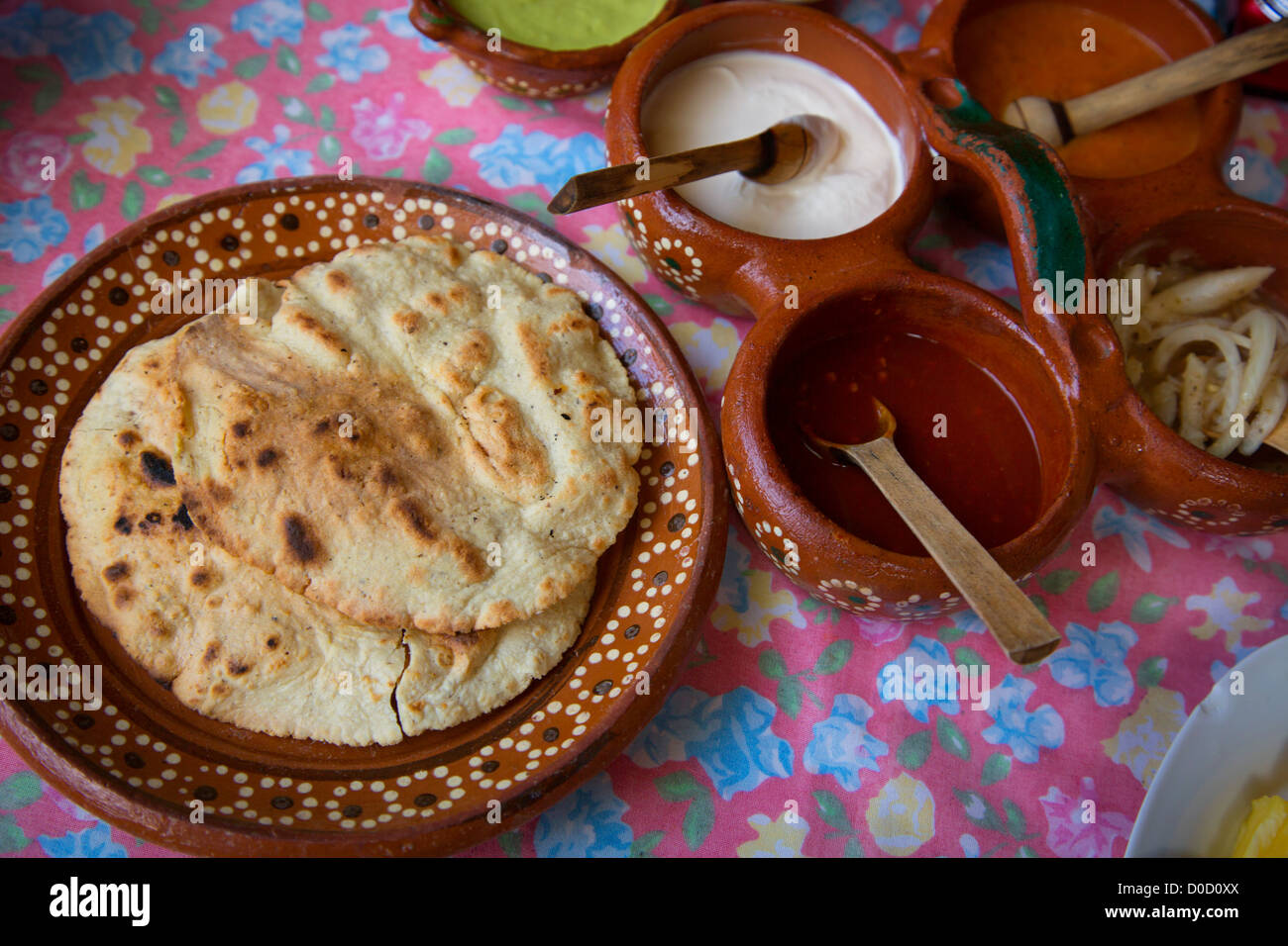 Tortillas, El tuito,, Costalegre Jalisco, Messico Foto Stock