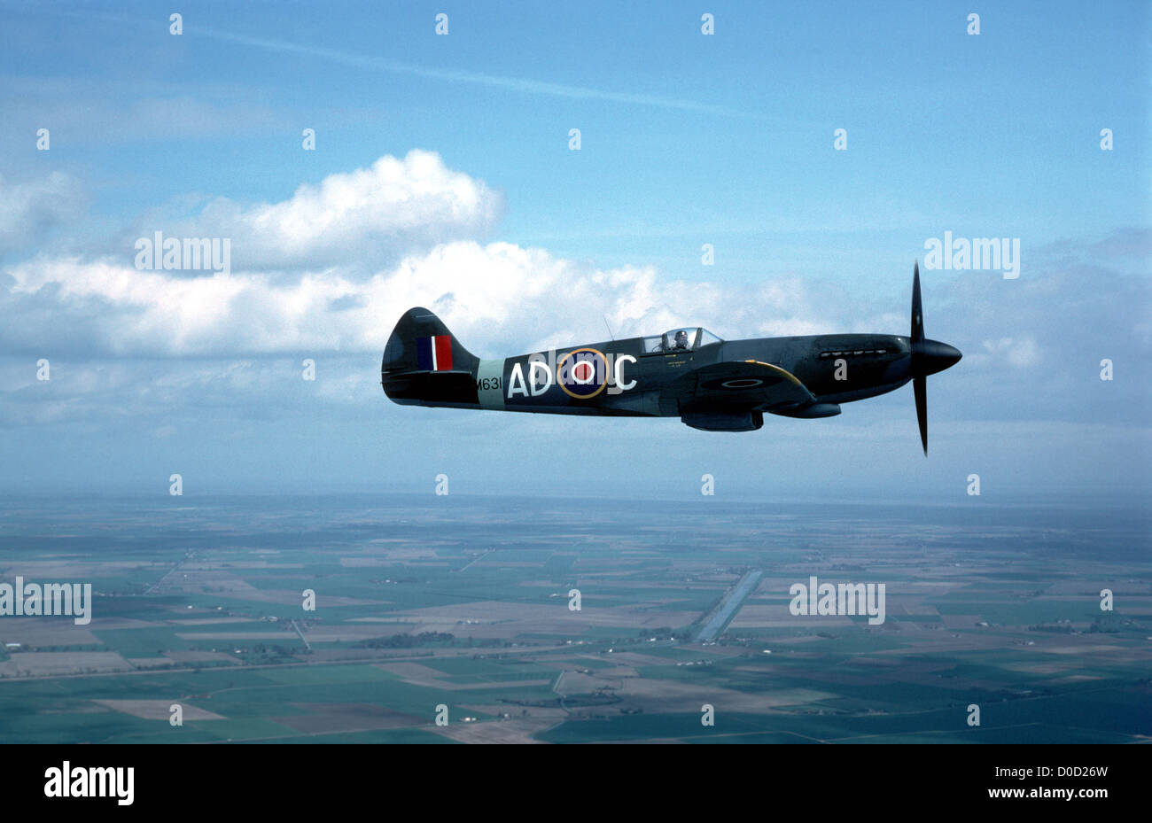 Spitfire fighter aircraft Foto Stock
