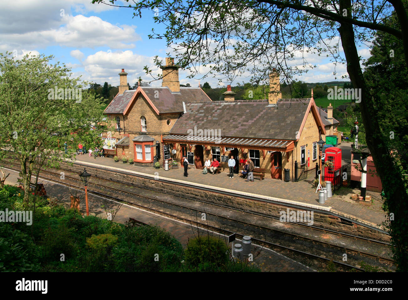 Severn Valley Railway Station Arley Worcestershire Inghilterra REGNO UNITO Foto Stock