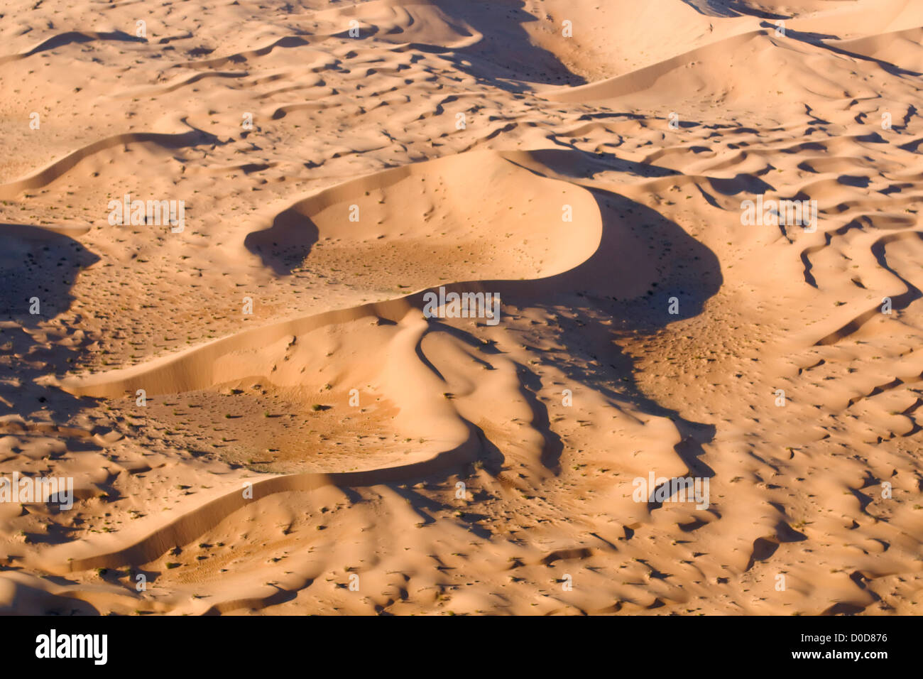 Vista aerea dell'altare duna di sabbia campo Foto Stock