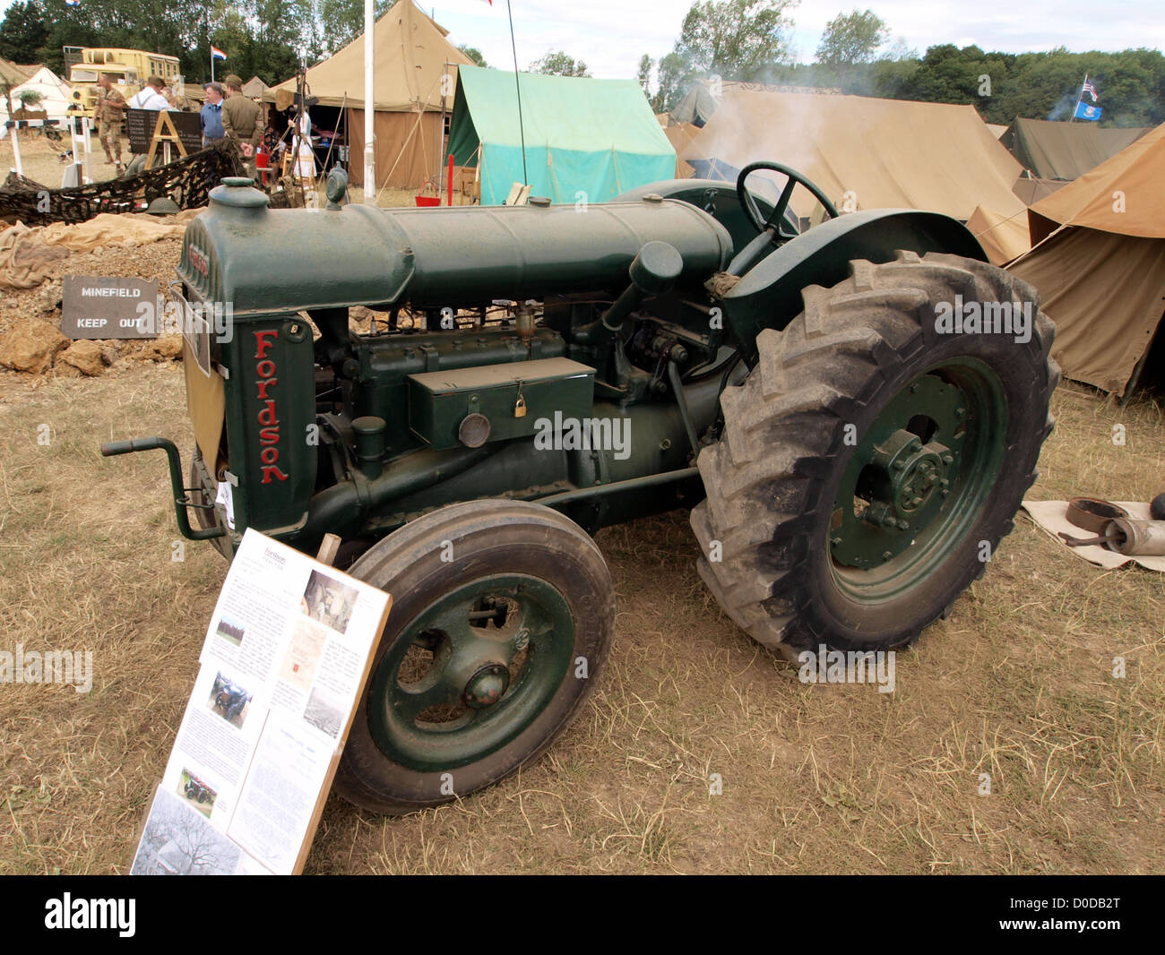 1943 tracktor Fordson Foto Stock
