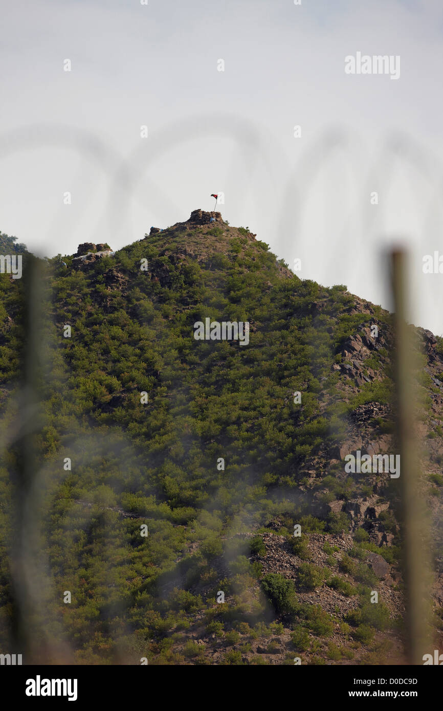 L Esercito nazionale afgano Post di osservazione Foto Stock