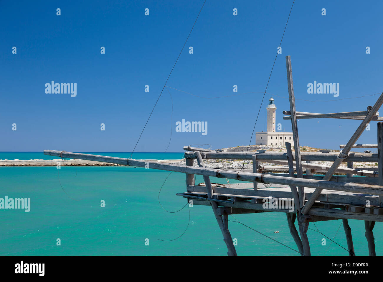 Vista del Gargano (Puglia,l'Italia) Foto Stock