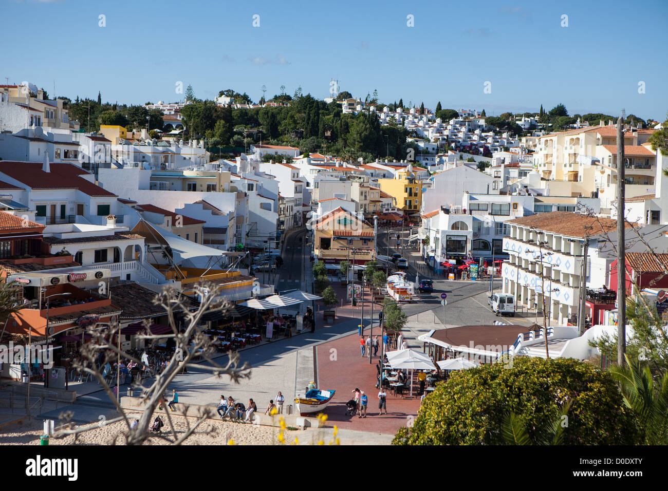 Carvoeiro,, una città in Algarve in Portogallo Foto Stock