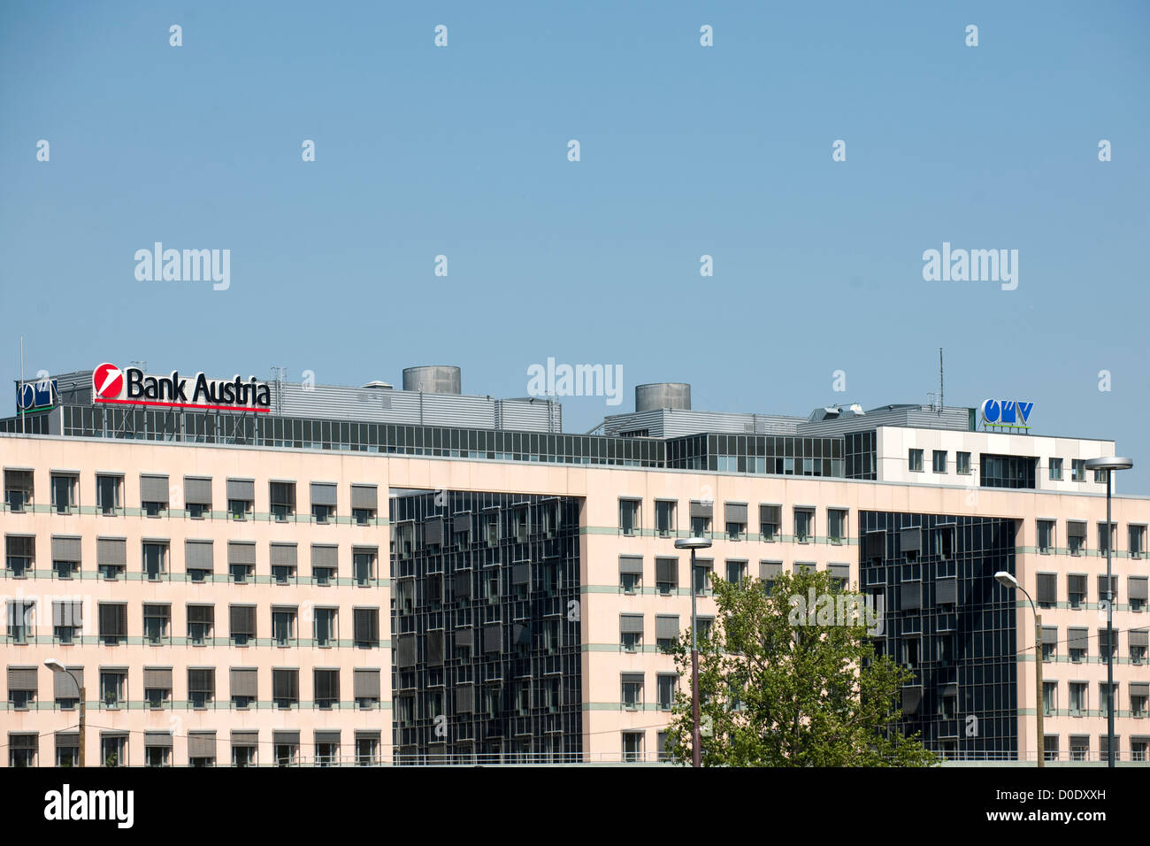 Österreich, Wien II, Praterstern, Gebäude der Bank Austria Foto Stock