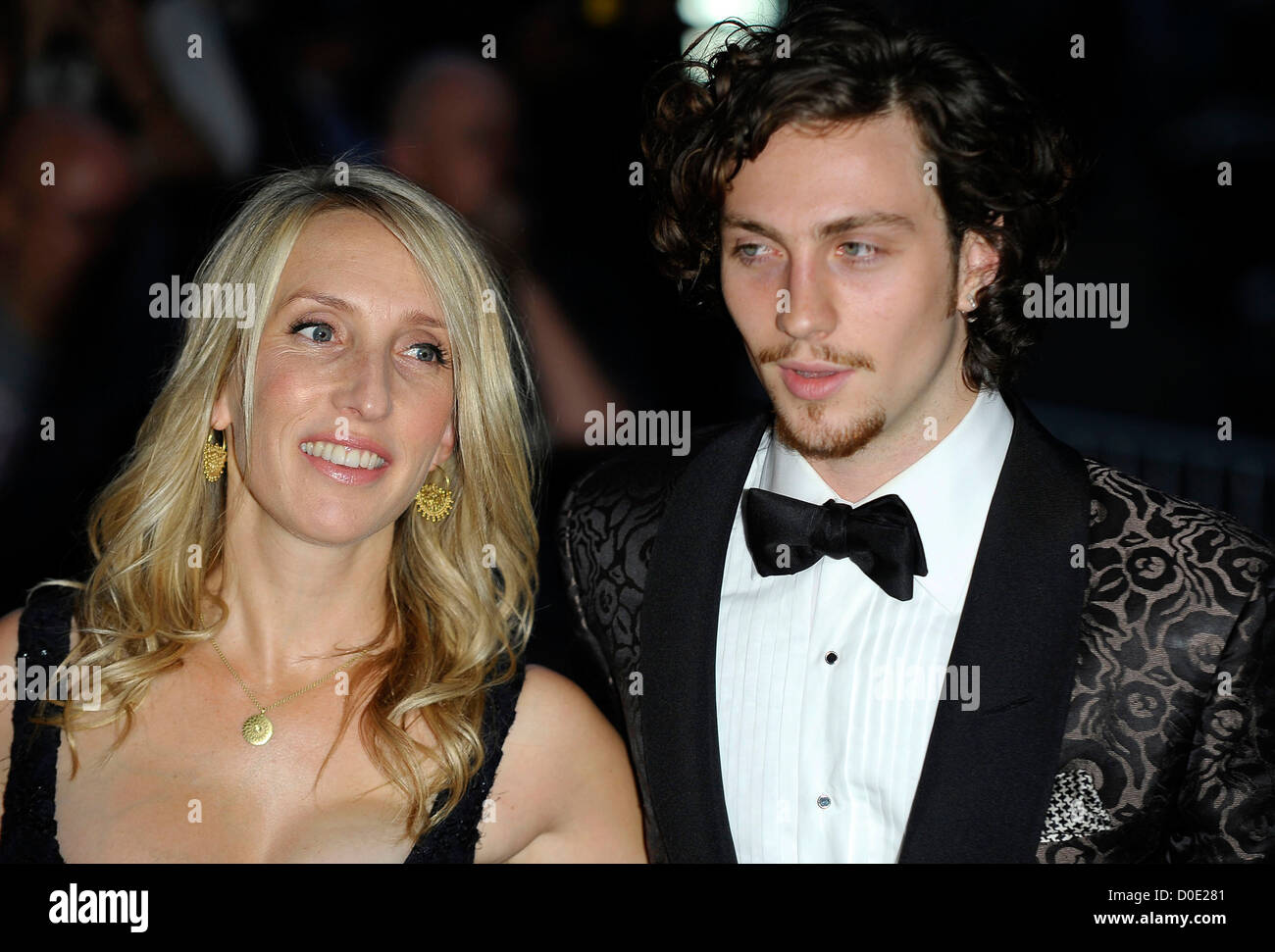 Sam Taylor-Wood e Aaron Johnson GQ Man of the Year Awards tenutosi presso la Royal Opera House - Arrivi. Londra, Inghilterra - 07.09.10 Foto Stock