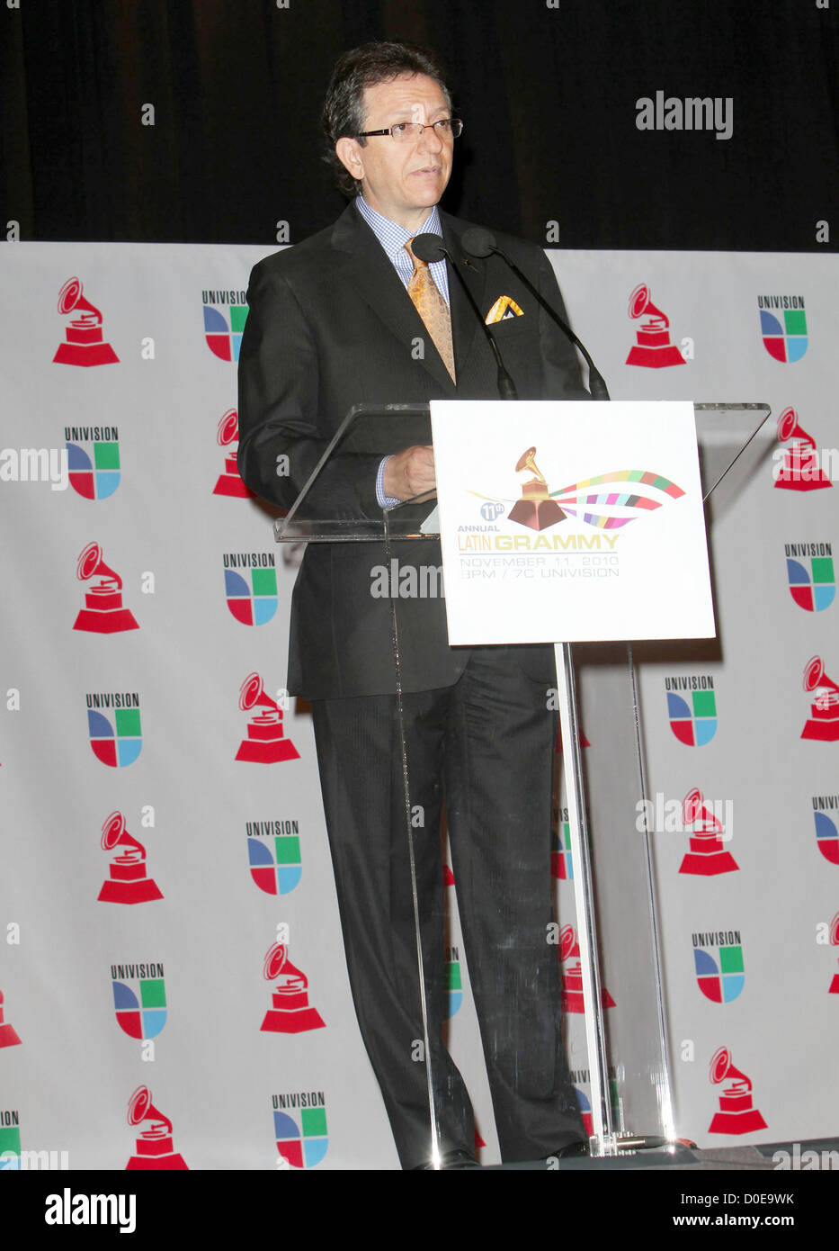 Latin Recording Academy Presidente Gabriel Abaroa Jr undicesima edizione del Latin Grammy Awards nomination - tenuta ad Avalon - premere Foto Stock