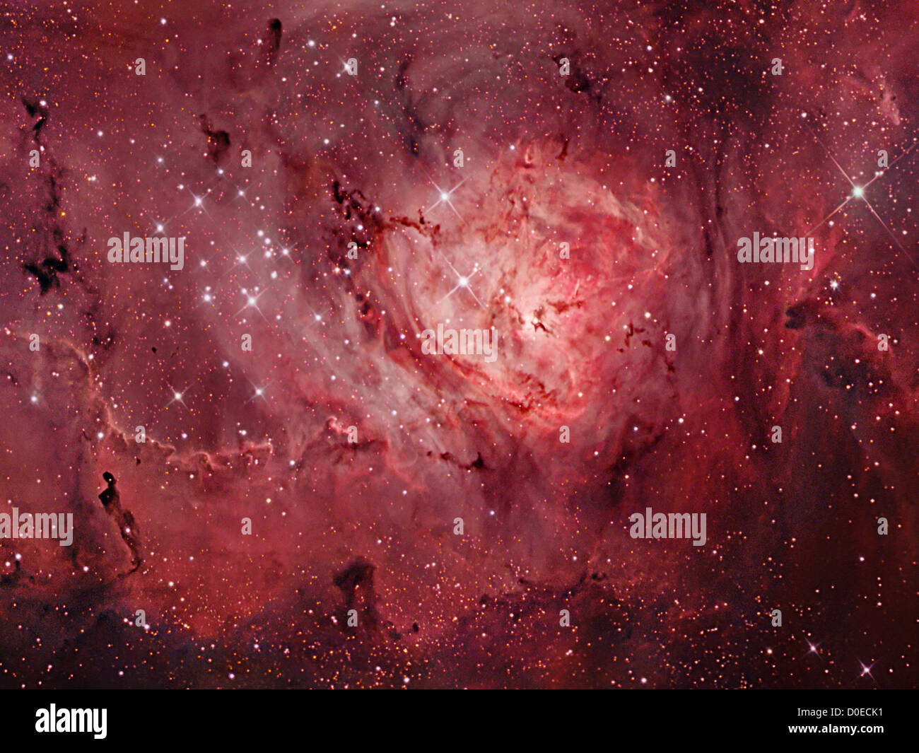 M8 Nebulosa Laguna Foto Stock