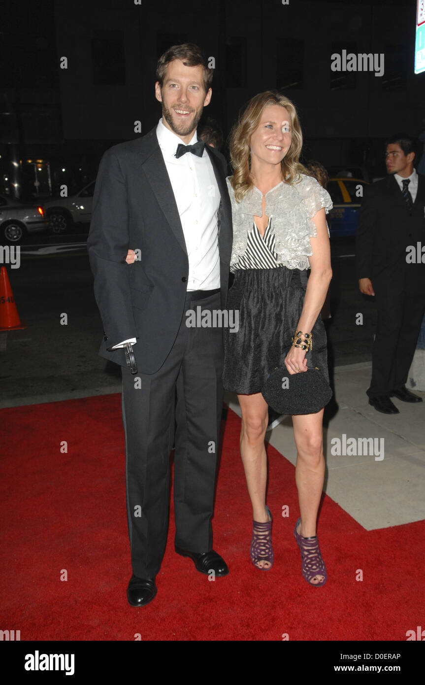 Aron Ralston, moglie di Los Angeles prima di '127 ore" presso l'Accademia delle Arti e delle scienze cinematografiche Samuel Goldwyn Foto Stock