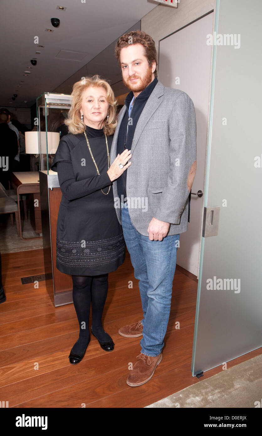 Sibilla Yurman e Evan Yurman (figlio di David Yurman) David Yurman anteprime la sua ultima collezione maschile con DOT 429 il David Foto Stock