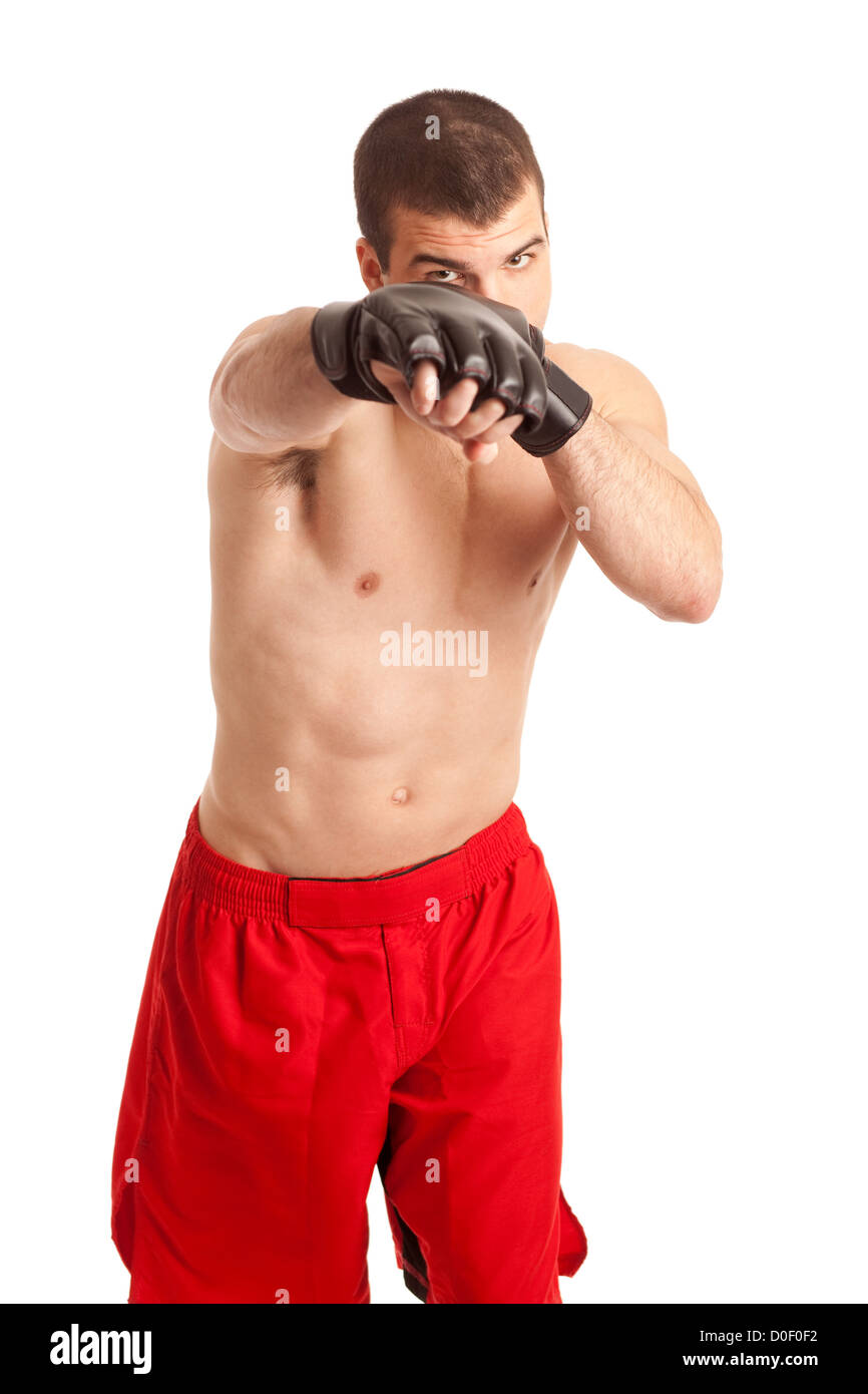 MMA Fighter Foto Stock
