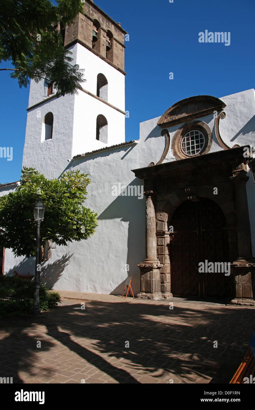 Museo di San Marcos' chiesa del XVI - XIX secolo Arte Sacra, Plaza de Lorenzo Cáceres, Icod de los Vinos, Tenerife. Foto Stock