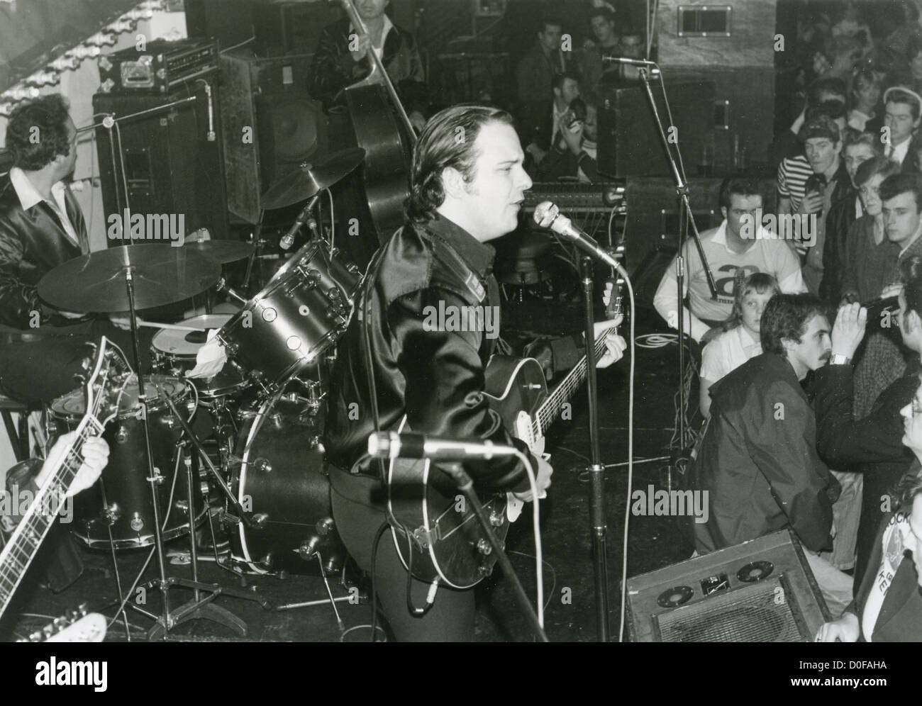 ROCKY BURNETTE US Rick 'n' Roll musicista bout 1982. Foto di Paul Harris Foto Stock