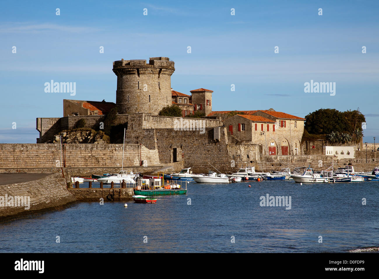 Fort Socoa Ciboure Paesi Baschi francesi Francia Fuerte de Socoa en Ciboure Pais Vasco Frances Francia Foto Stock