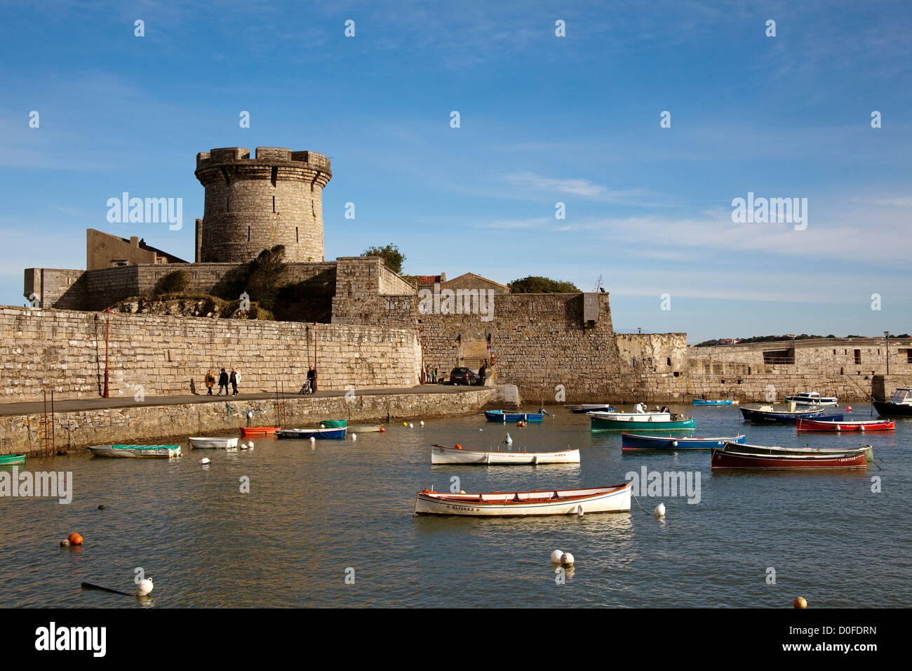 Fort Socoa Ciboure Paesi Baschi francesi Francia Fuerte de Socoa en Ciboure Pais Vasco Frances Francia Foto Stock