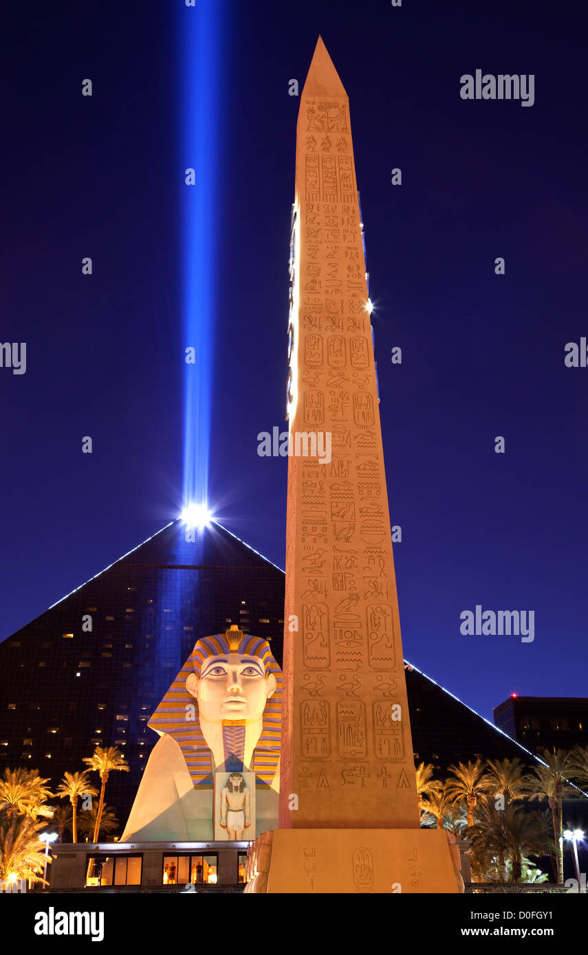 Il Luxor Hotel and Casino Las Vegas Foto Stock