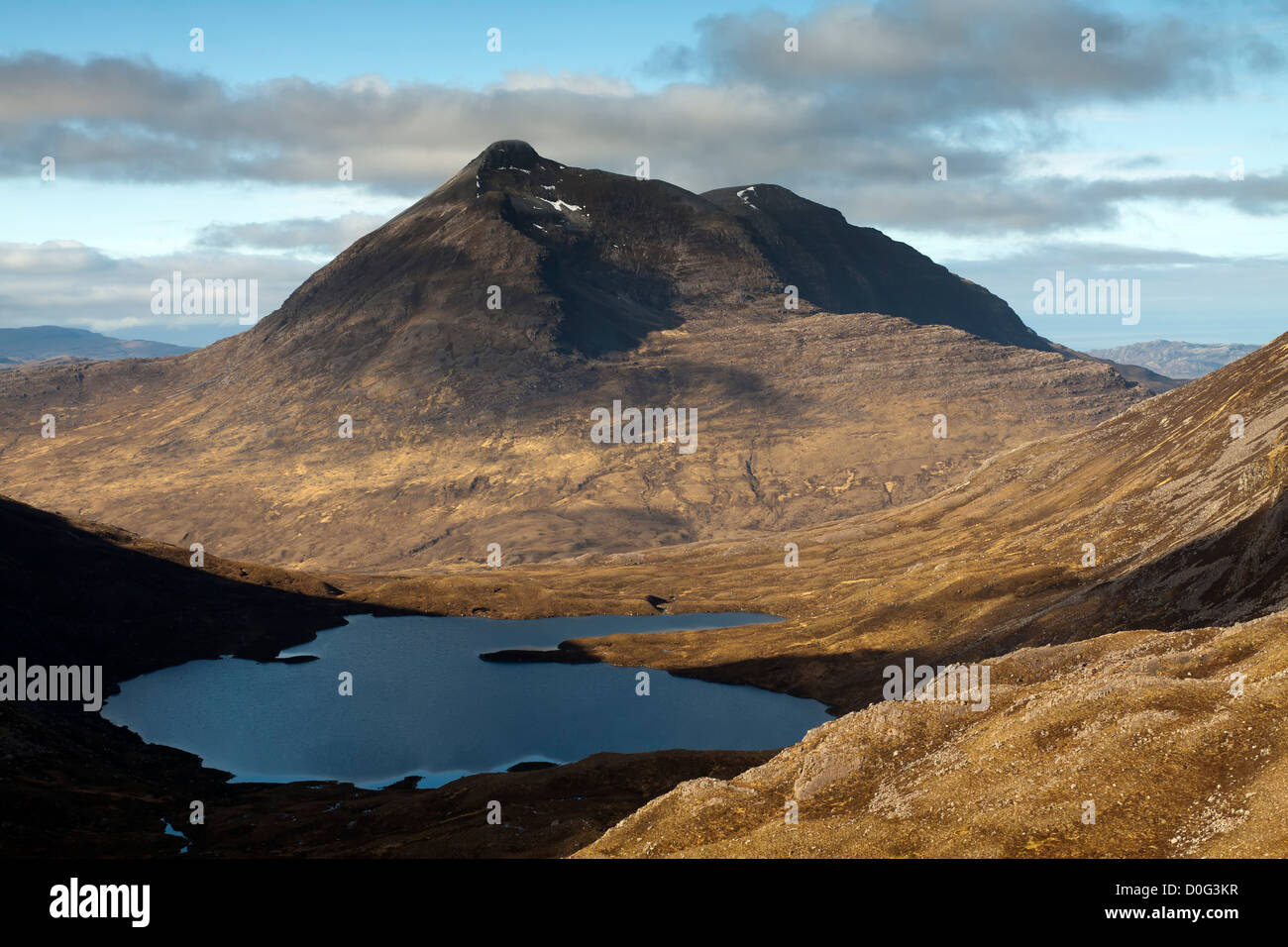 Beinn Damh, Torridon, North West Highlands, Scotland, Regno Unito Foto Stock