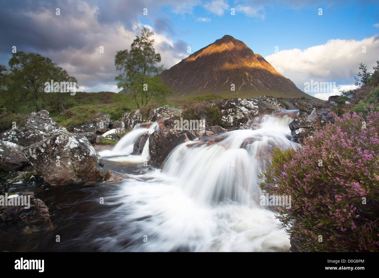 Buachaille Etive Mor a Glencoe nelle Highlands, Scotland, Regno Unito Foto Stock