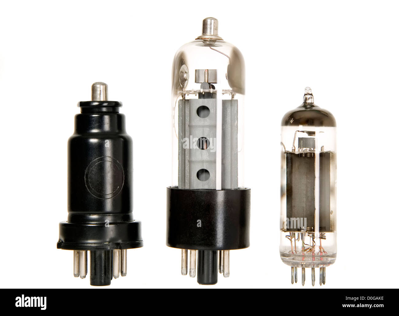 Lampade industriali da varie forme e colori Foto Stock