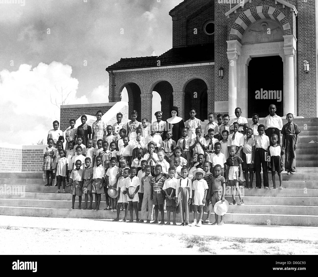 Città di St Jude's school, Montgomery, Alabama Foto Stock