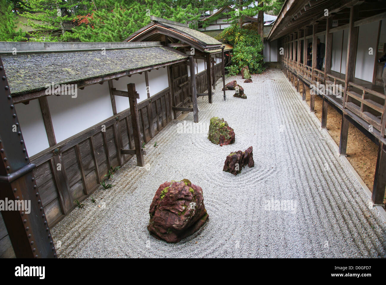 Giardino giapponese Mount Koya Koya (SAN), Giappone Foto Stock
