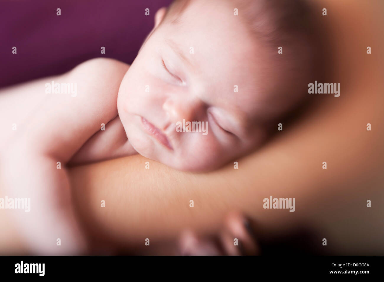 Madre e neonato Foto Stock