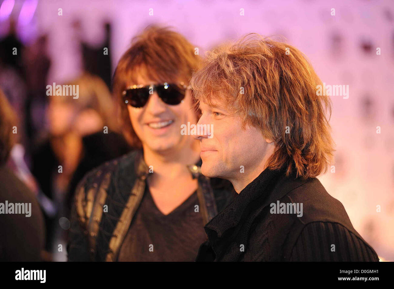 Jon Bon Jovi MTV Europe Music Awards 2010 presso il La Caja MagicaArrivals Madrid, Spagna Foto Stock