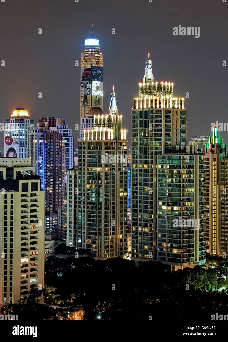 Bangkok del moderno skyline Foto Stock