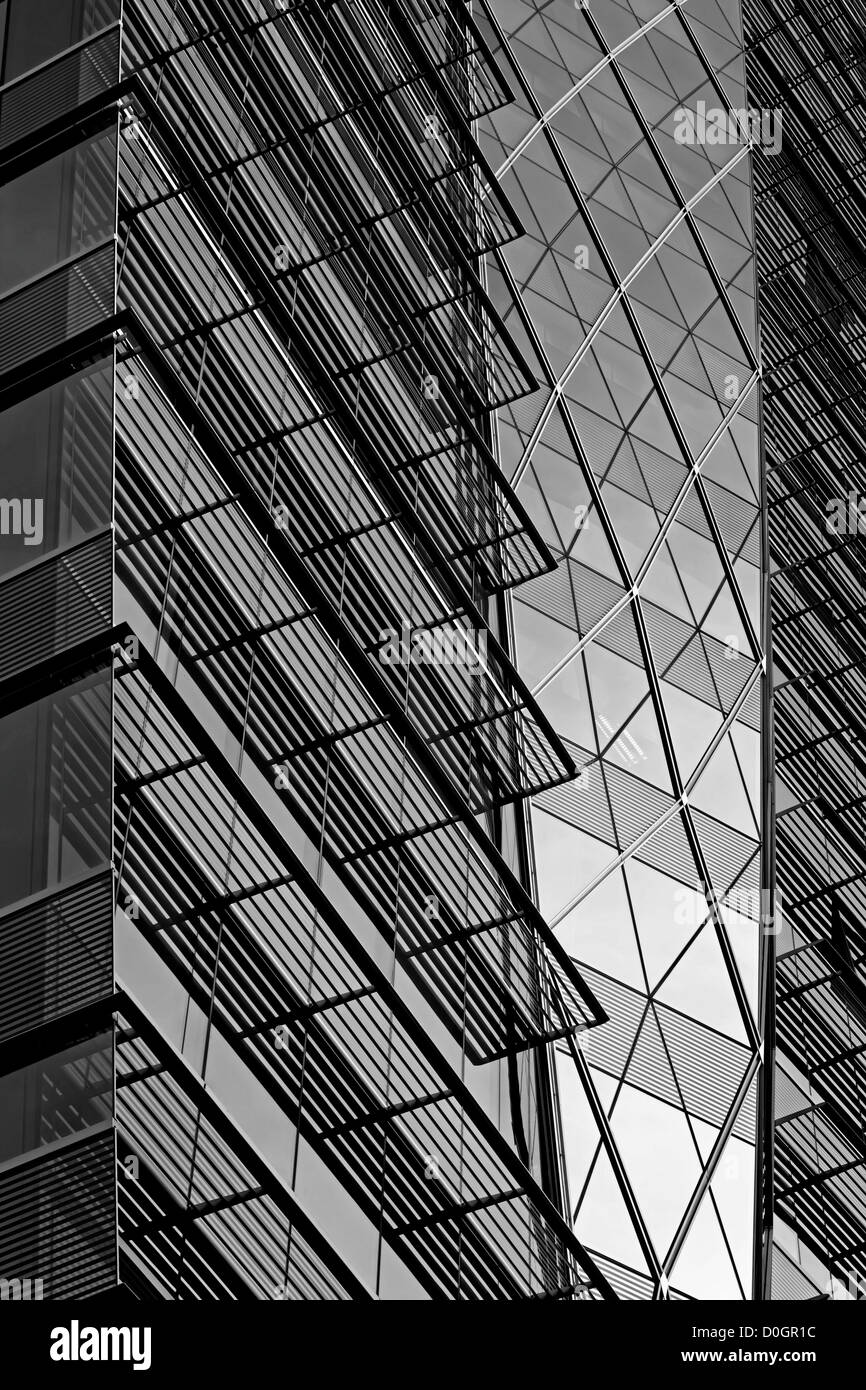 Parco Ventures Ecoplex & Okura Hotel Prestige, Wireless Road, Bangkok Foto Stock