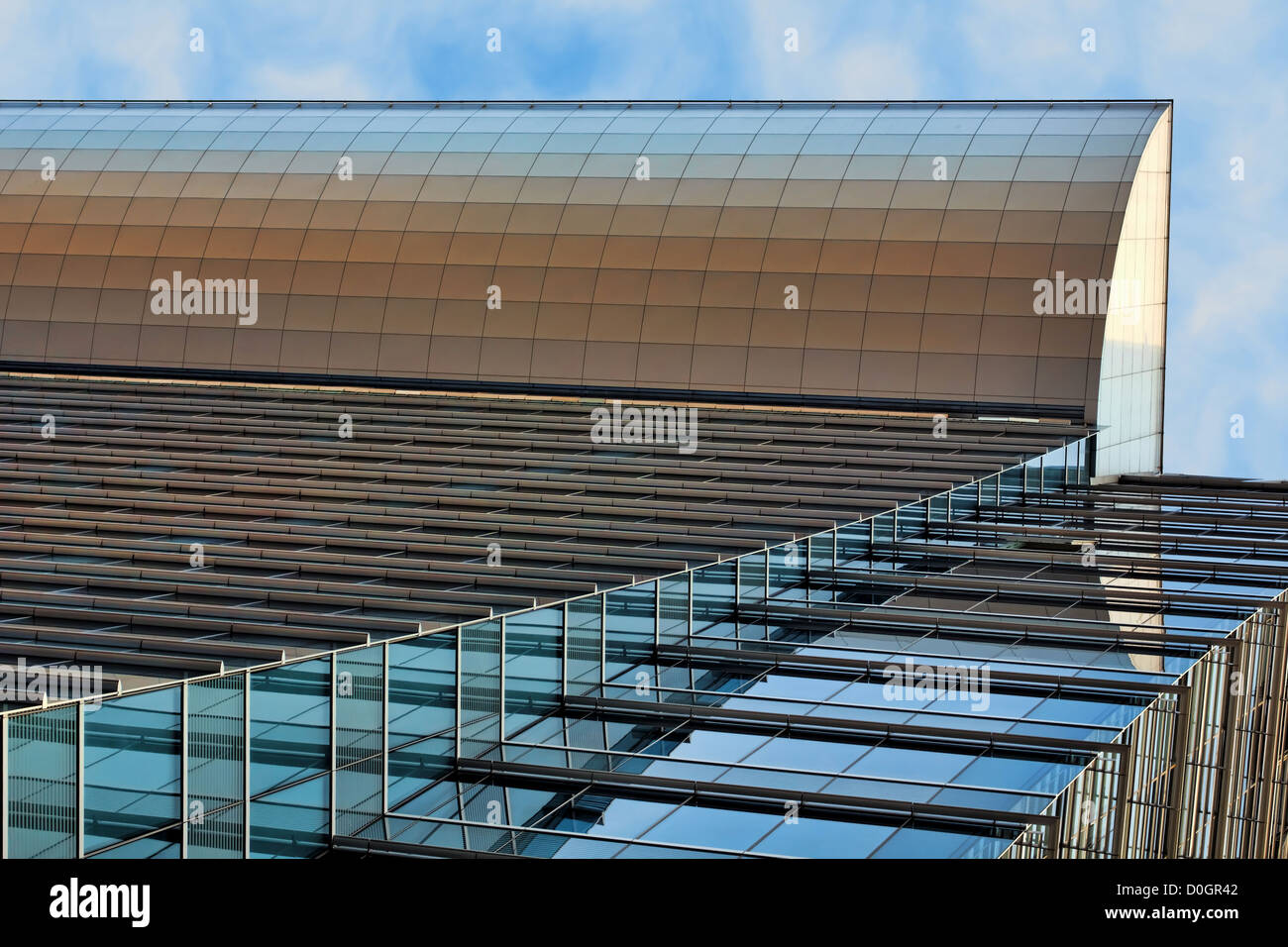 Parco Ventures Ecoplex & Okura Hotel Prestige, Wireless Road, Bangkok Foto Stock