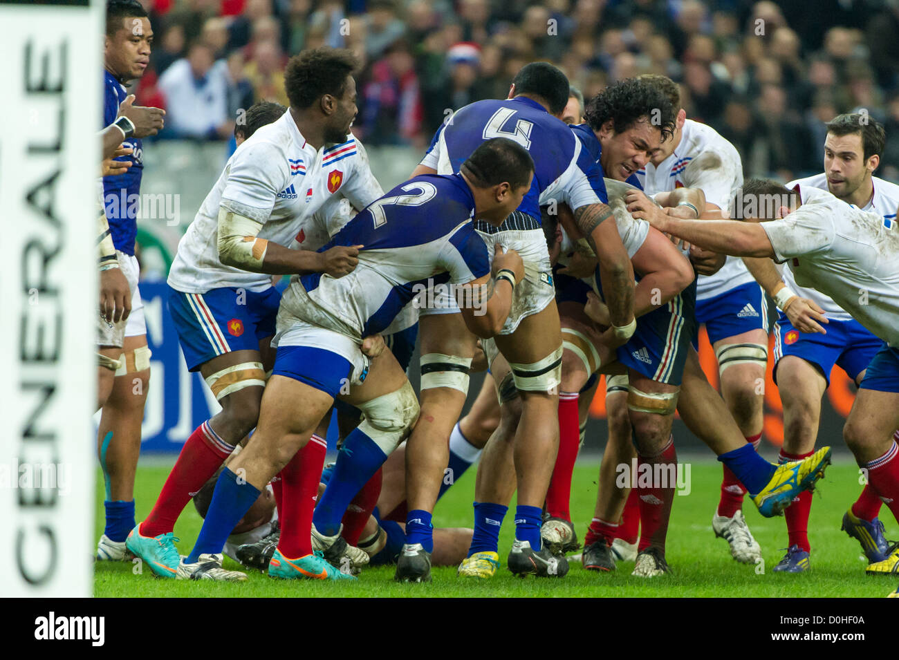 Rugby, nazionale francese Foto Stock
