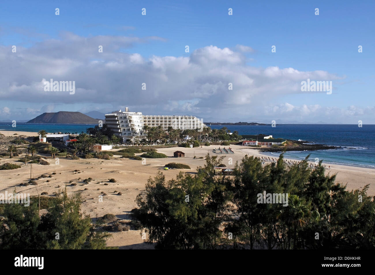 Il Parque Natural de las Dunas de Corralejo. FUERTEVENTURA. Isole Canarie. CORRALEJO RISERVA NATURALE. Foto Stock