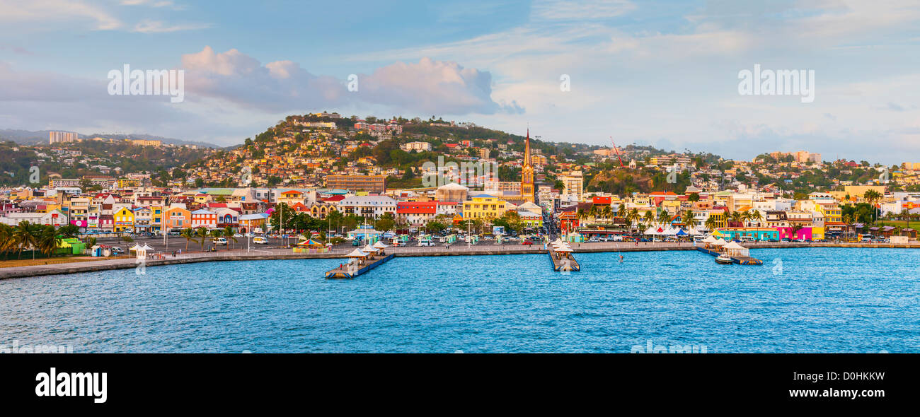Martinica; Fort de France; Caraibi Foto Stock