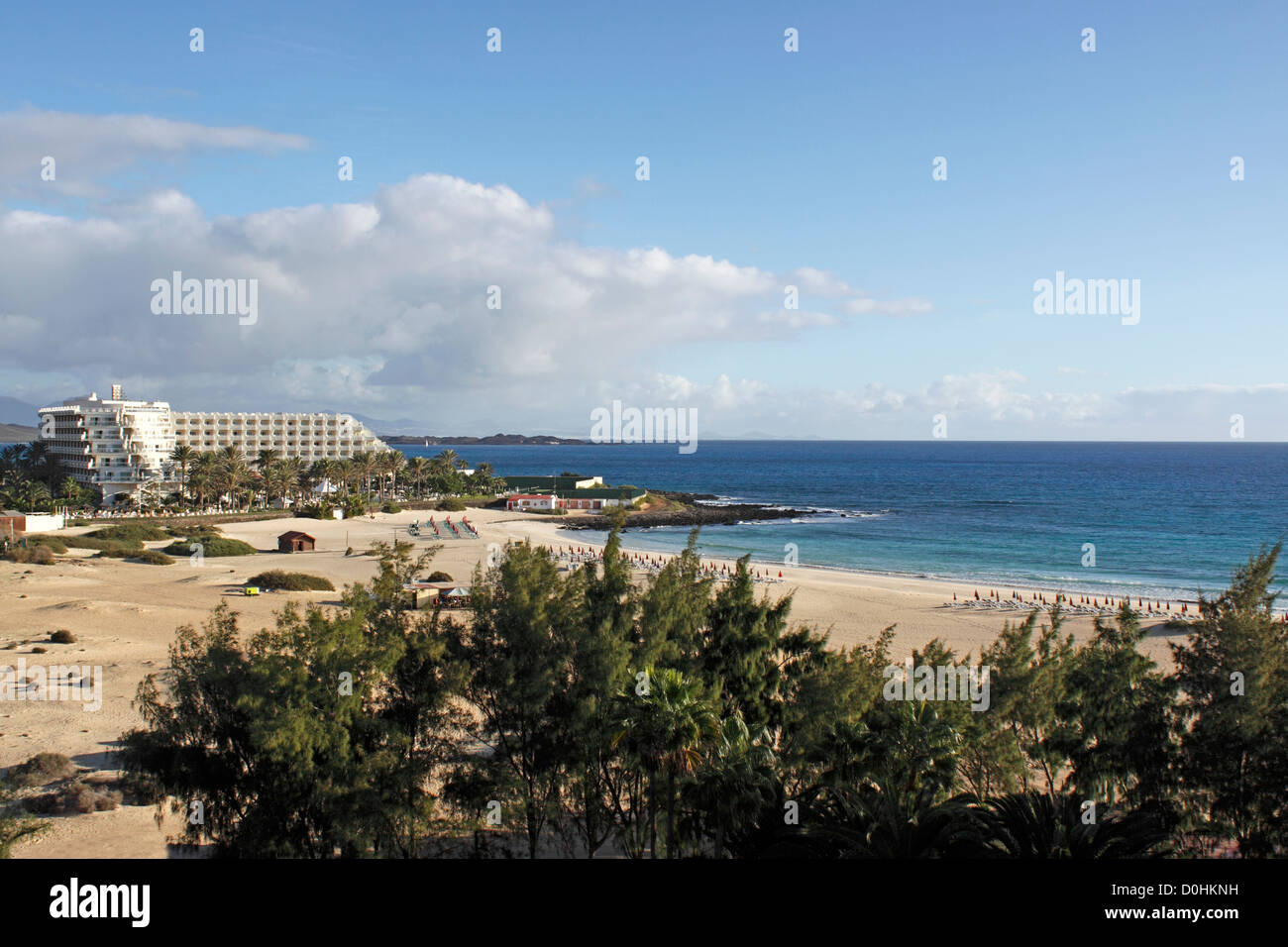 Il Parque Natural de las Dunas de Corralejo. FUERTEVENTURA. Isole Canarie. CORRALEJO RISERVA NATURALE. Foto Stock