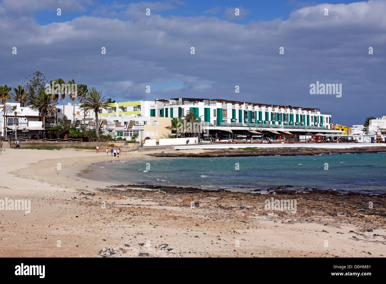 Spiaggia Corralejo. FUERTEVENTURA. Isole Canarie. Foto Stock