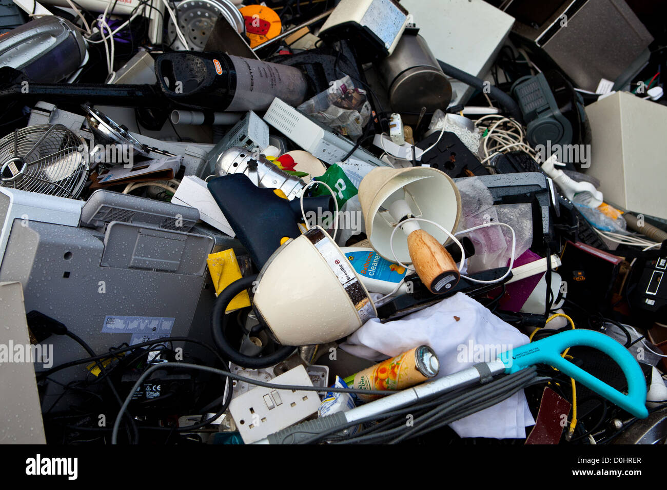 Hornsey Rifiuti domestici Centro di riciclaggio, Haringey Foto Stock