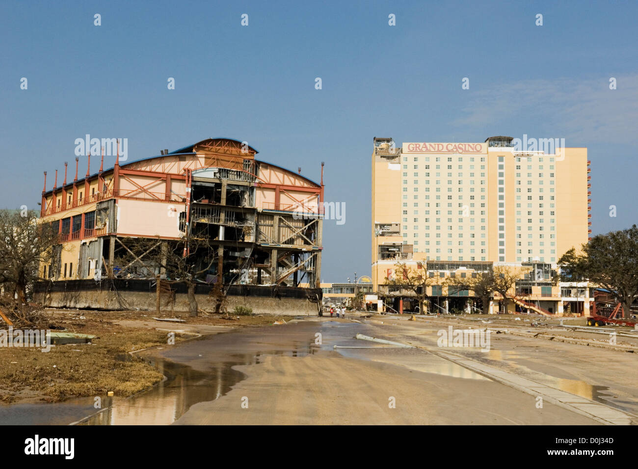 Grand Casino trasferito dall'uragano Katrina Foto Stock