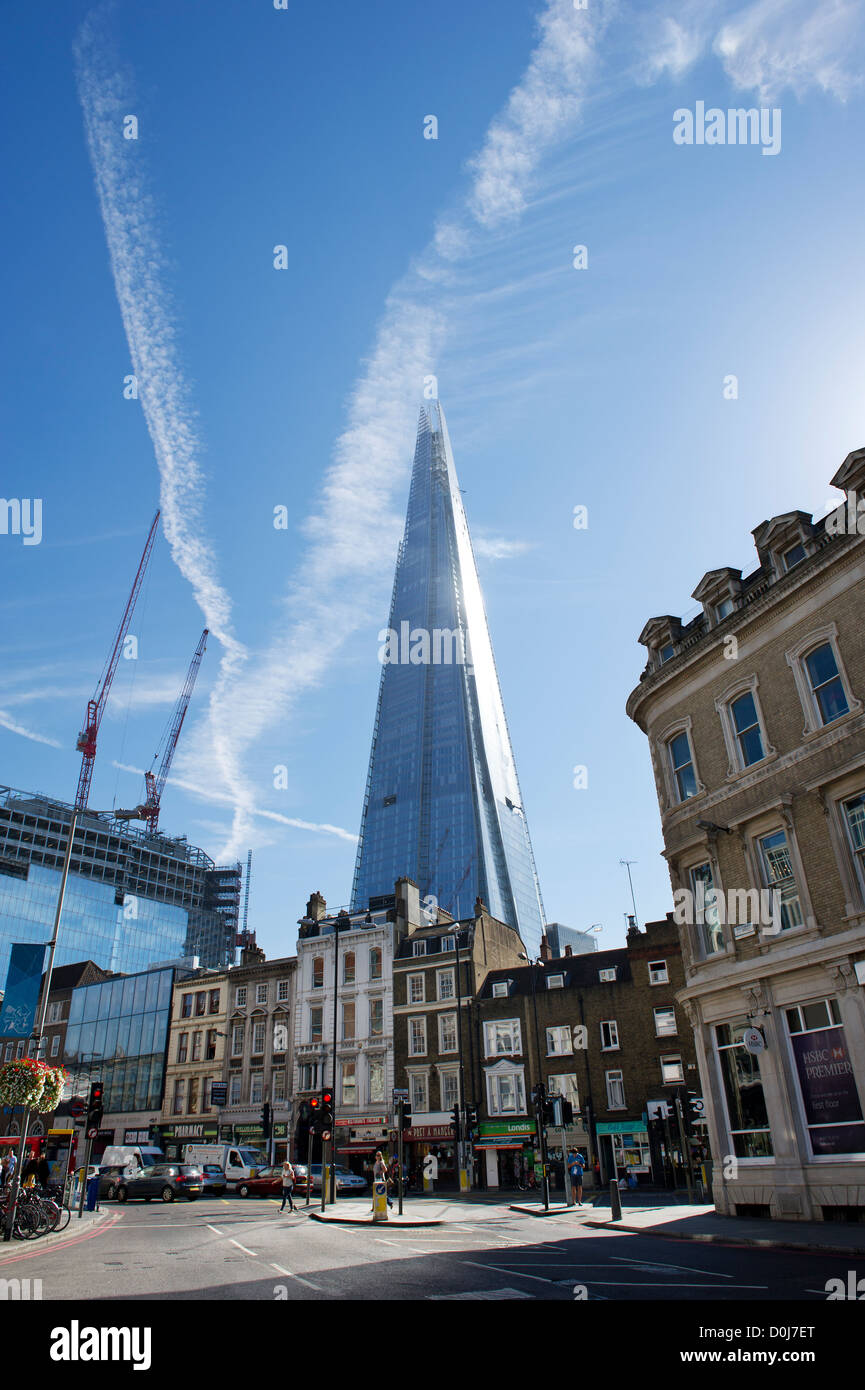 Una vista verso il Coccio edificio. Foto Stock