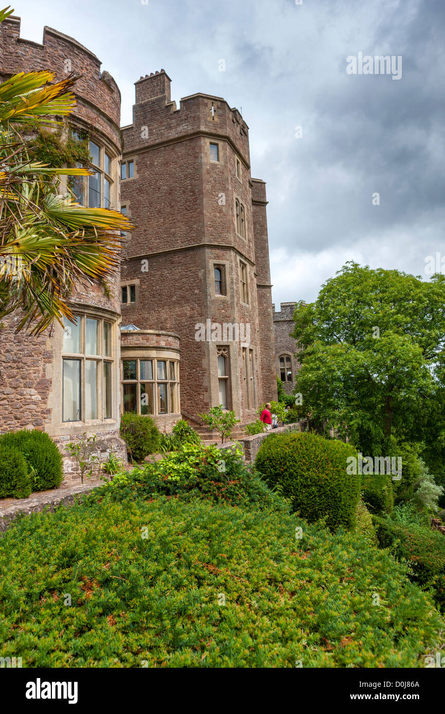 Castello di Dunster. Foto Stock