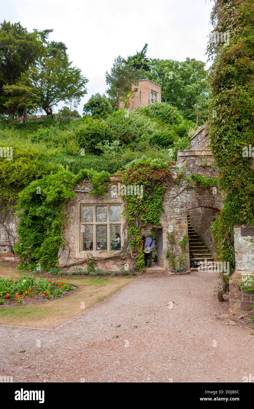 Castello di Dunster. Foto Stock