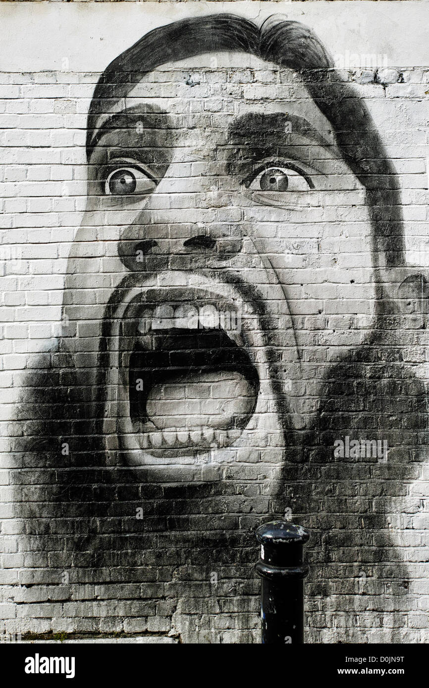 Hanbury Street life art. Foto Stock