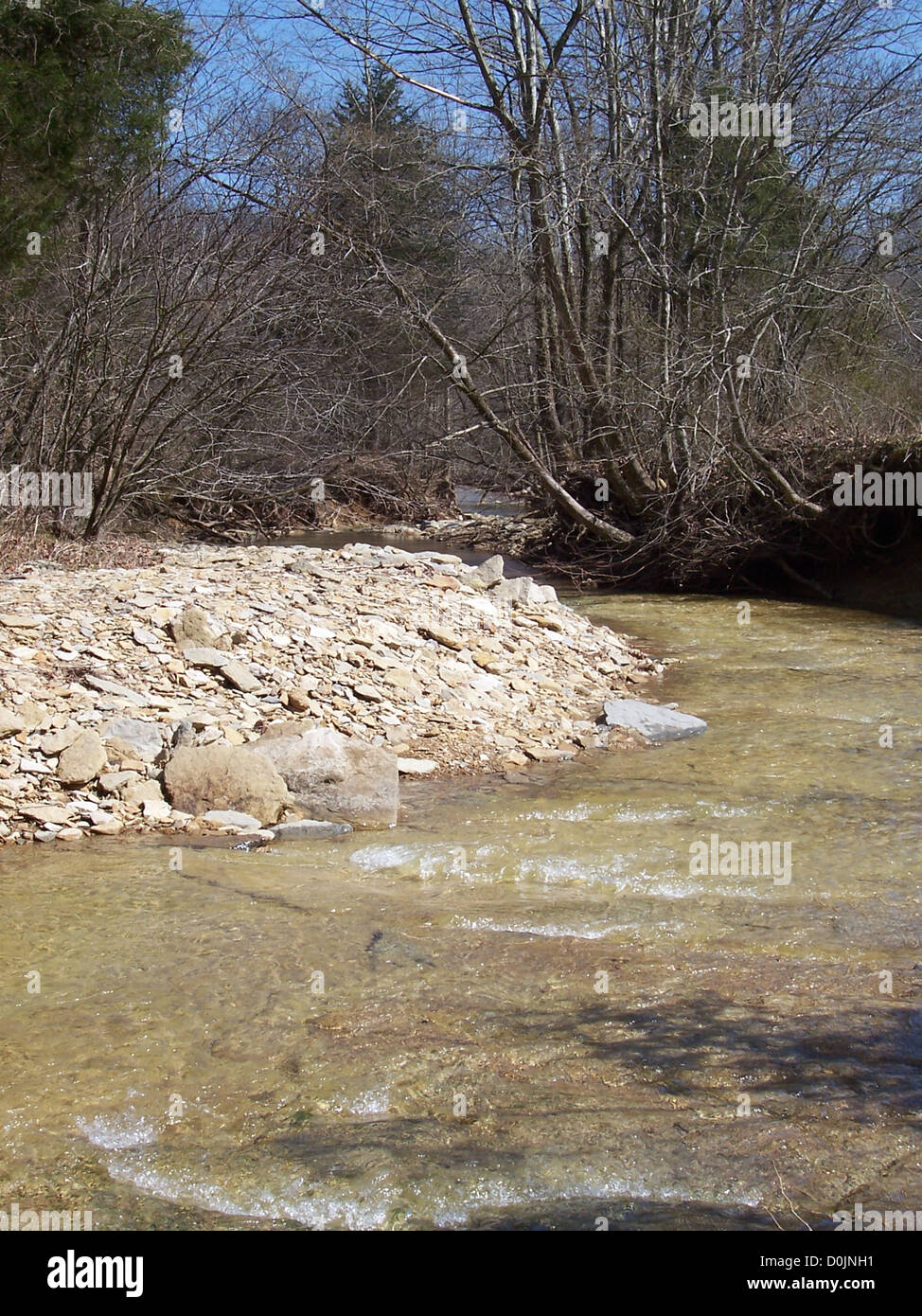 Abraham Lincoln Boyhood Home manopola Creek Foto Stock